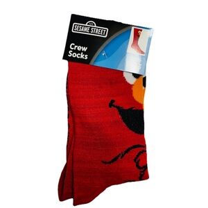 ELMO Sesame Street - Men's crew socks - size 9-13 - NWT